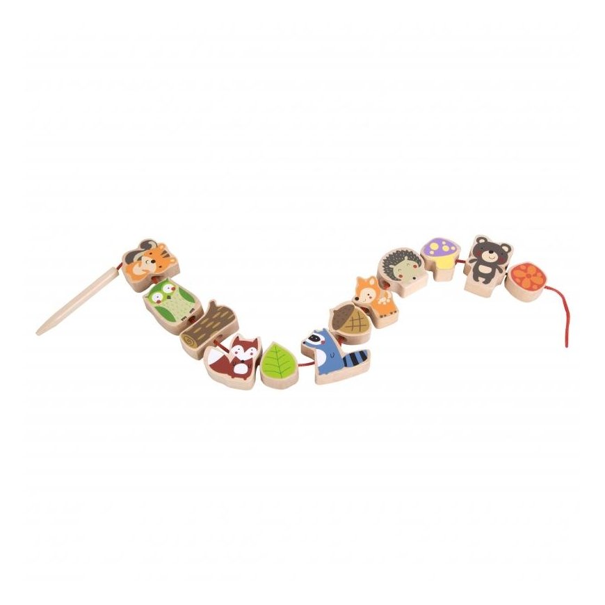 Classic World Wooden blocks forest animals