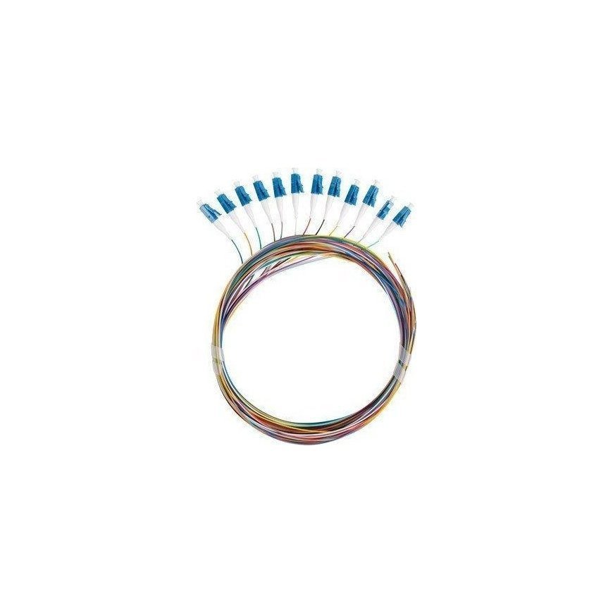 PIGTAIL FIBER SM LC/UPC SEMI TIGHT 9/125 G657A1 12X2M MULTICOLOR LANBERG – 5