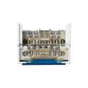 Orno 4 row distribution block, 7 wires Orno 4 row distribution block, 7 wires