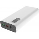 Platinet galios bankas 20000 mAh PD QC LED, juoda Platinet galios bankas 20000 mAh PD QC LED, juoda