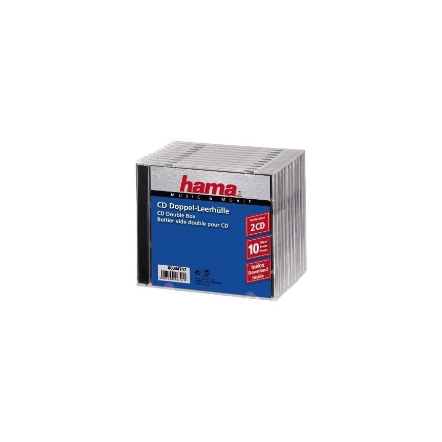 Hama CD Double Jewel Case Standard