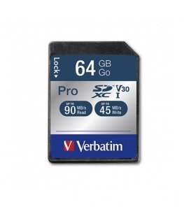 Verbatim Pro 64 GB SDXC UHS Klases 10