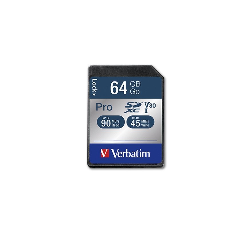 Verbatim Pro 64 GB SDXC UHS