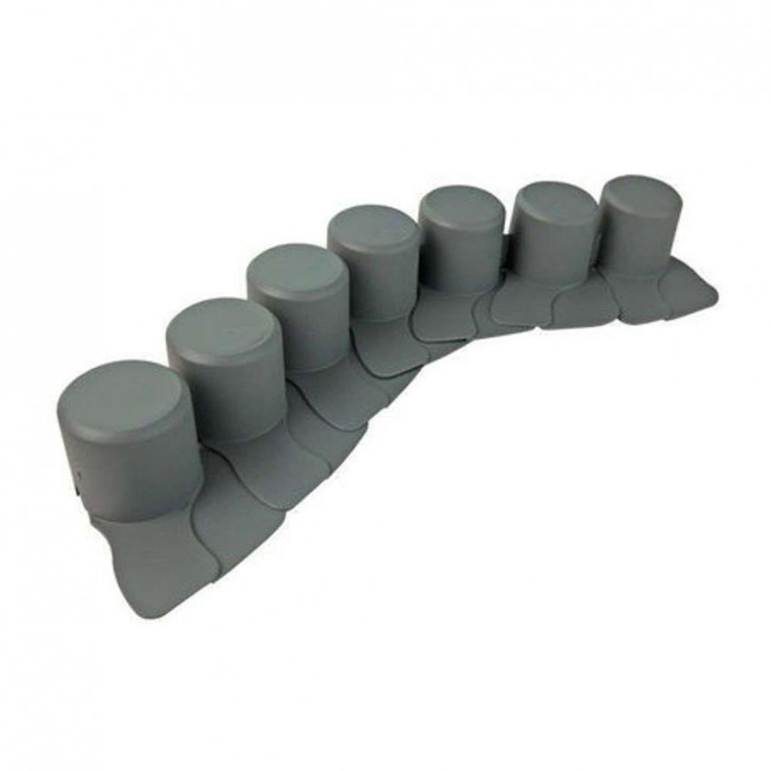 Prosperplast Garden palisade lawn border 405 CM gray