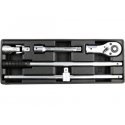 Yato YT-55458 ratchet wrench Chromium-vanadium steel Black, Stainless steel