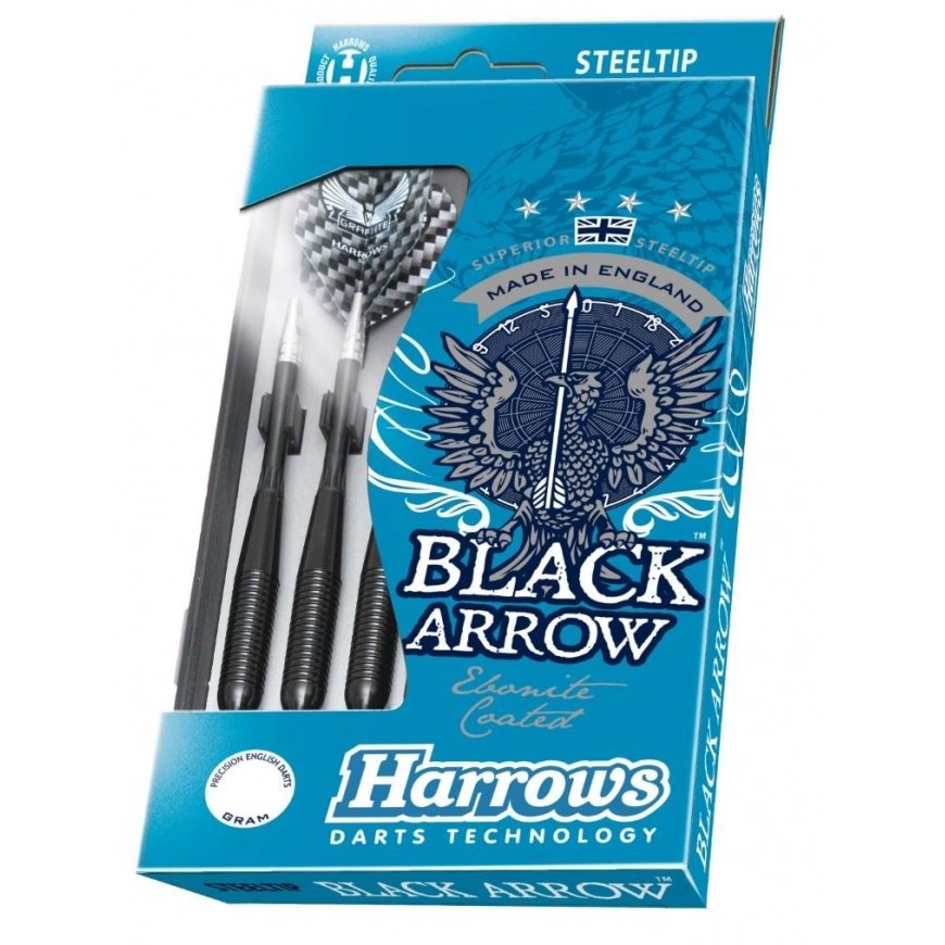 Harrows Darts Steeltip Black ARROW 3x19gR – 5