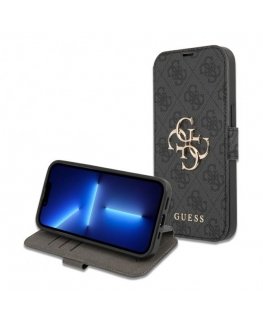 Cg Mobile France GUBKP13L4GMGGR Guess PU 4G Metal Logo Case for iPhone 13 Pro Gray (Grey)