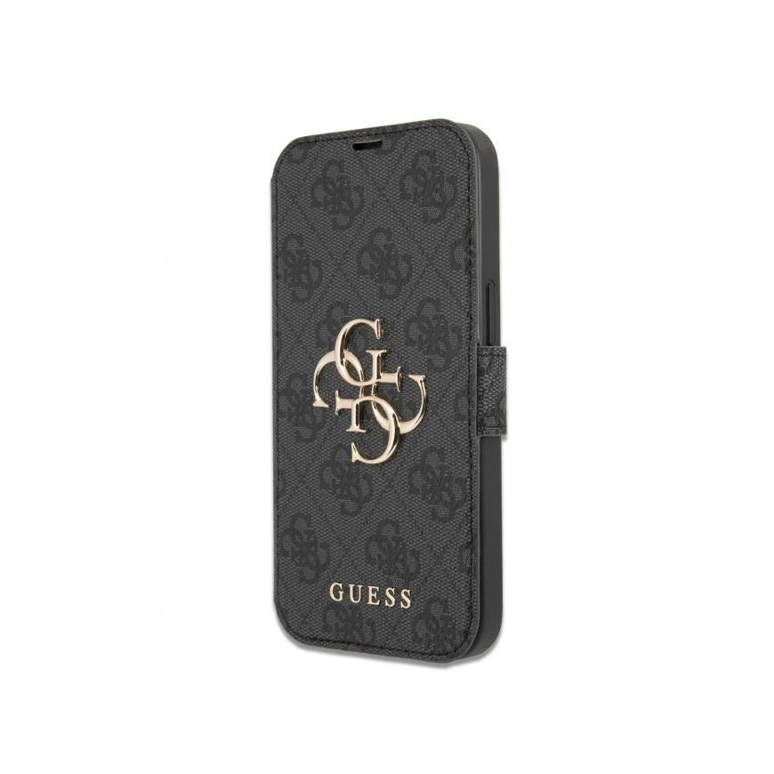 Cg Mobile France GUBKP13L4GMGGR Guess PU 4G metalinis logotipo dėklas, skirtas iPhone 13 Pro Pilkas (Pilkas) – 3