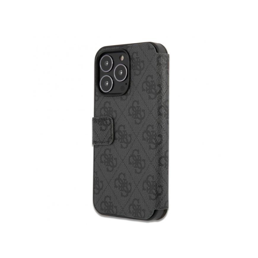 Cg Mobile France GUBKP13L4GMGGR Guess PU 4G metalinis logotipo dėklas, skirtas iPhone 13 Pro Pilkas (Pilkas) – 4