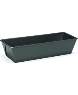 Patisse biscuit tin 30 x 11 x 7 cm gray steel