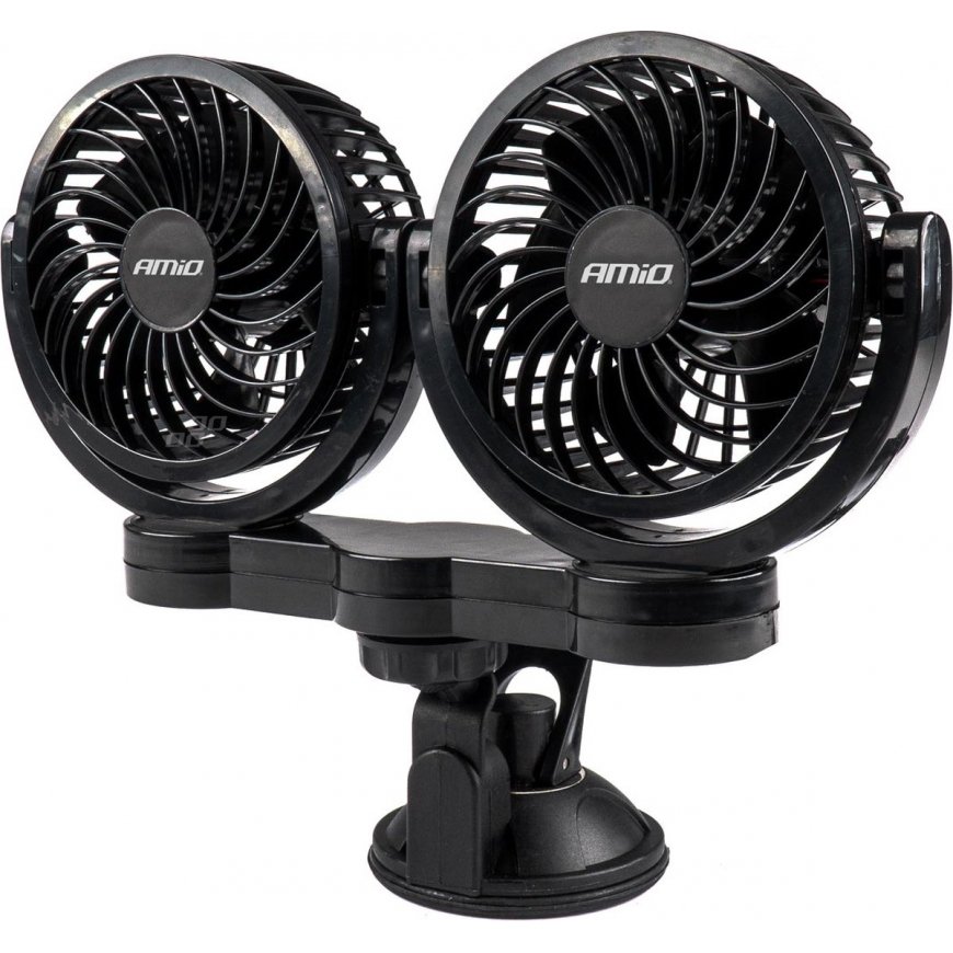 Wentylator wiatrak automobilinis su przyssawką 24v amio-03011 – 2