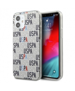 Dėklas US Polo Assn US Polo USHCP12SPCUSPA6 iPhone 12 mini 5,4 "balta / balta Logo Mania kolekcija