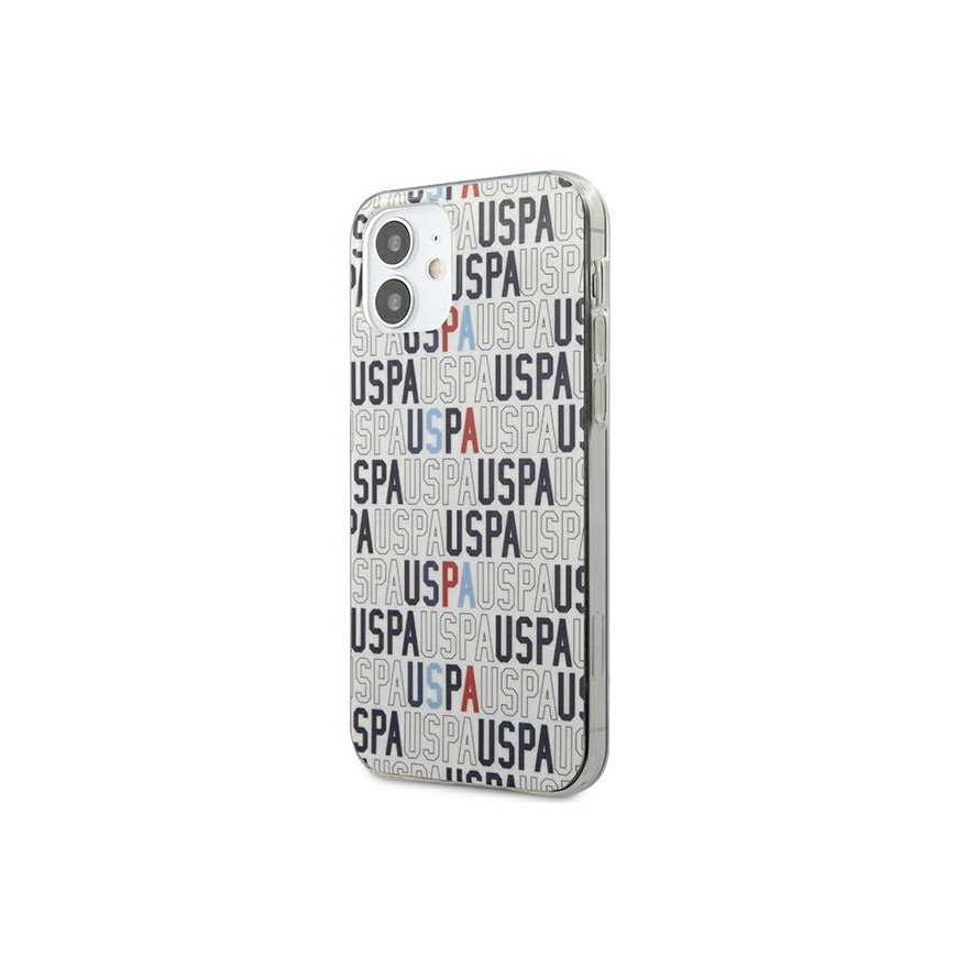 Case US Polo Assn US Polo USHCP12SPCUSPA6 iPhone 12 mini 5.4" White / White Logo Mania Collection – 2