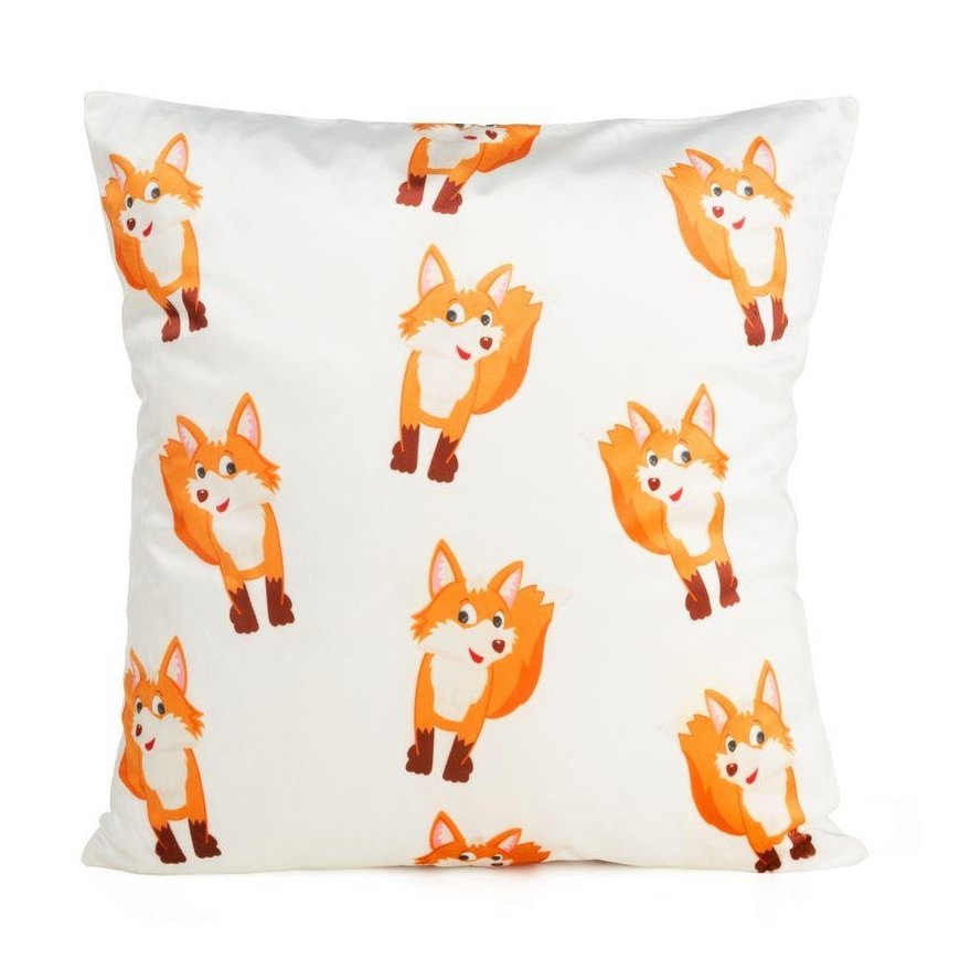 Eurofirany D91 / PO / KIDS / 9B 45X45 VELVET / B + POMA Pagalvės užvalkalas