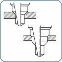 HSS step drill for metal 4.0-12.0 mm, Alpen [0072200412100]