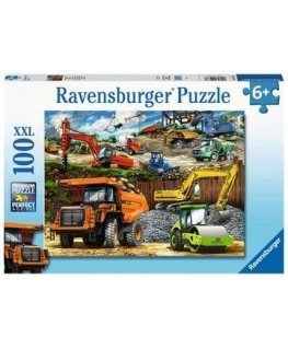 Ravensburger Construction Vehicles XXL Kuviopalapeli 100 kpl Ajoneuvot