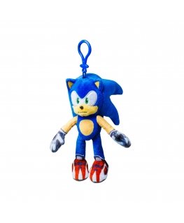 SONIC Piespraužama plīša rotaļlieta, 15 cm