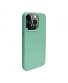 iLike Apple iPhone 14 Pro Silicone plastic case Eco Print Design Flower Green