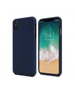 Mercury Soft feeling Super Thin TPU Matte surface back cover case for Apple iPhone 11 (6.1") Midnight blue