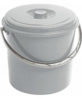 Curver Curver Bucket 16L with lid gray 241751