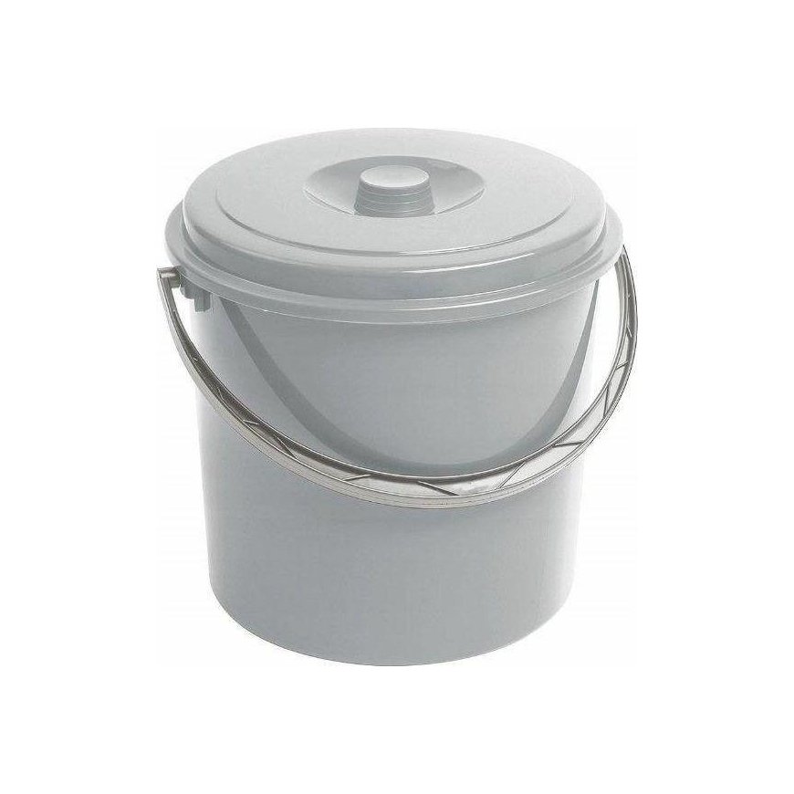 Curver Curver Bucket 16L su dangteliu pilkas 241751