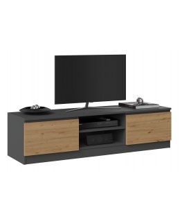 Topeshop RTV 140 ANTR/ARTIS TV statīvs un izklaides centrs 2 plaukti