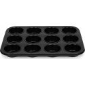 Patisse bun shape 35 cm black steel