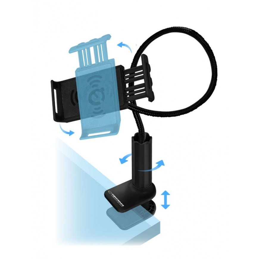Esperanza EMH142 Desktop mount for phones/tablets black – 2