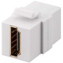 Adapteris AV PremiumCord HDMI - HDMI balta Adapteris AV PremiumCord HDMI - HDMI balta