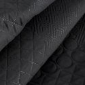 Eurofirany DESIGN 91 BONI / 5 Bedspread with quilt motif printed by hot pressing technique, 170X210 cm, color: black Eurofirany DESIGN 91 BONI / 5 Bedspread with quilt motif printed by hot pressing technique, 170X210 cm, color: black