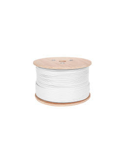 Cabletech F690BV.A coaxial cable, white, reel 305m