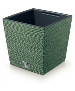Prosperplast div class"int_ce_html"FURU SQUARE LOW flower pot - earthy green/div