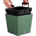 Prosperplast div class"int_ce_html"FURU SQUARE LOW flower pot - earthy green/div Prosperplast div class"int_ce_html"FURU SQUARE LOW flower pot - earthy green/div