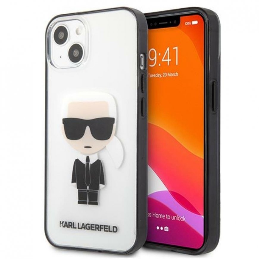 Karl Lagerfeld KLHCP13SHIKCK iPhone 13 mini 5.4" transparent Ikonik Karl – 3