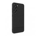 iLike Samsung Galaxy S23 Plastic Leather Back Cover Black iLike Samsung Galaxy S23 Plastic Leather Back Cover Black