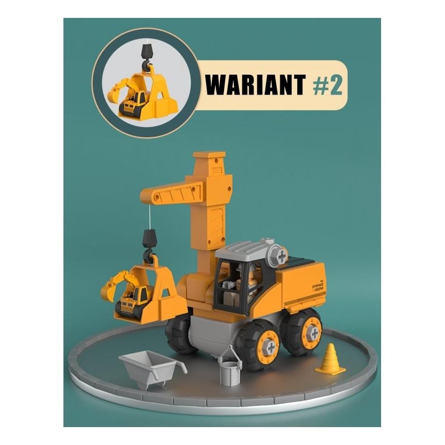WOOPIE Mega Construction Site 5in1 XXL Screw DIY Kit – 3