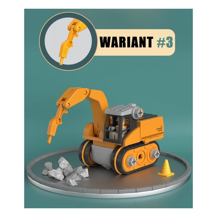 WOOPIE Mega Construction Site 5in1 XXL Screw DIY Kit – 4