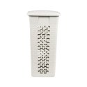 Rectangular laundry or laundry basket BranQ 55L Cotton, antique white Rectangular laundry or laundry basket BranQ 55L Cotton, antique white