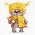 Beldizart Cross stitch kit "Basik Cat. Owl" S0-228 Beldizart Cross stitch kit "Basik Cat. Owl" S0-228