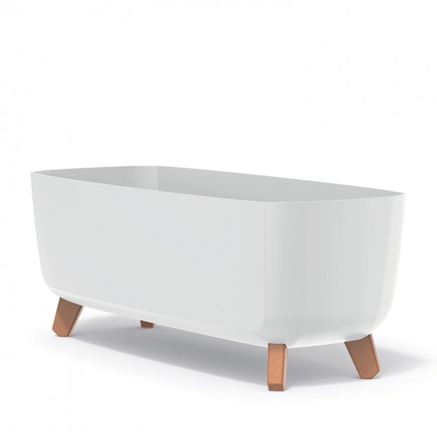 Prosperplast div class"int_ce_html"GRACIA CASE flower pot - white/div