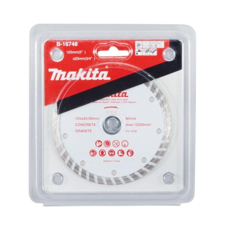 Makita B-16748 Deimantinis diskas 125X20 MM, WET CUTTING – 2