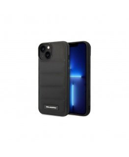 Karl Lagerfeld Karl Lagefeld Case for iPhone 14 6.1" KLHCP14SPSQAK Black Hardcase Puffy Extended Logo