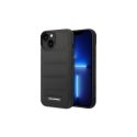 Karl Lagerfeld Karl Lagefeld Case for iPhone 14 6.1" KLHCP14SPSQAK Black Hardcase Puffy Extended Logo Karl Lagerfeld Karl Lagefeld Case for iPhone 14 6.1" KLHCP14SPSQAK Black Hardcase Puffy Extended Logo
