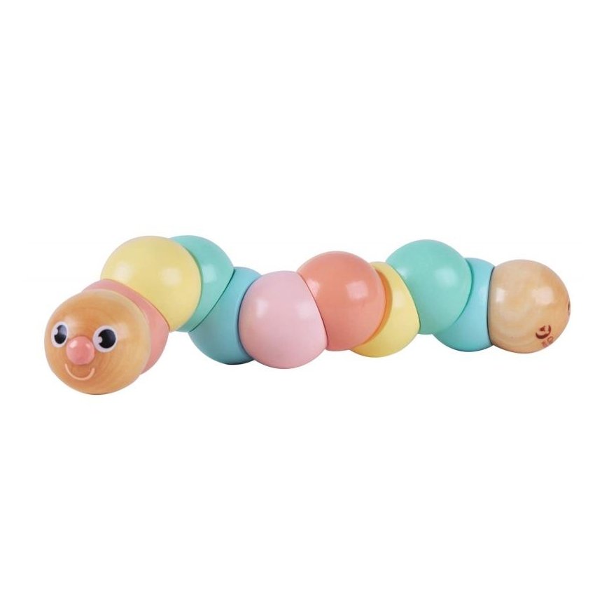 CLASSIC WORLD colored wooden caterpillar – 4
