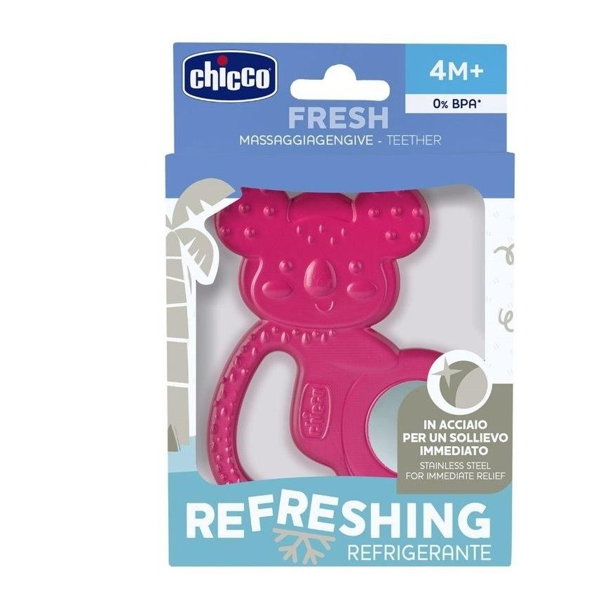 Chicco 143467 KOALA DANTYS NERŪDIJANČIO PLIENO 4M + MERGAITĖ – 2