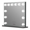 Humanas kosmetinis veidrodis Humanas HS-HM02 kosmetinis veidrodis su LED apšvietimu - juodas