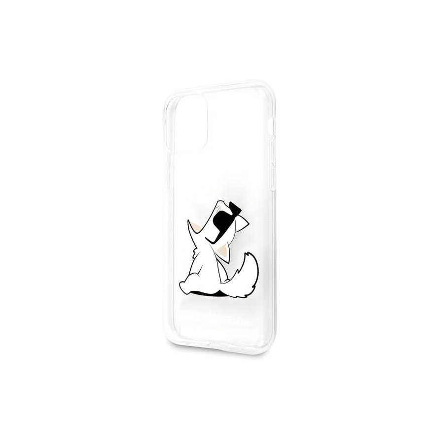 Karl Lagerfeld case for iPhone 11 KLHCN61CFNRC transparent hard case Choupette Fun