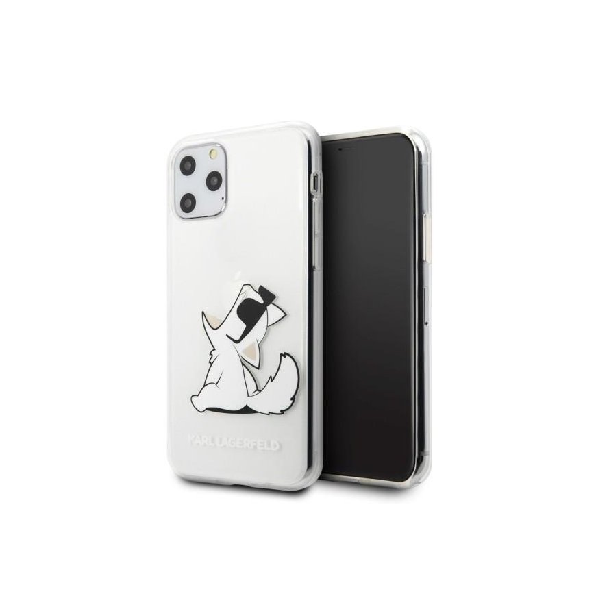 Karl Lagerfeld dėklas skirtas iPhone 11 KLHCN61CFNRC transparent hard dėklas Choupette Fun – 2