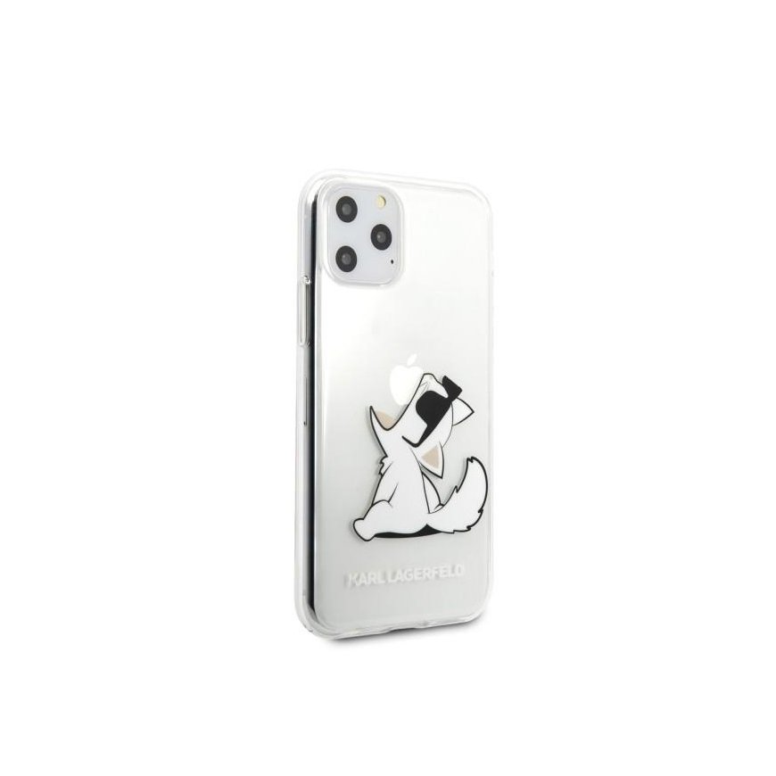 Karl Lagerfeld dėklas skirtas iPhone 11 KLHCN61CFNRC transparent hard dėklas Choupette Fun – 3