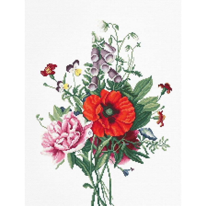 luca S Bouquet with poppies and peonies SB2350